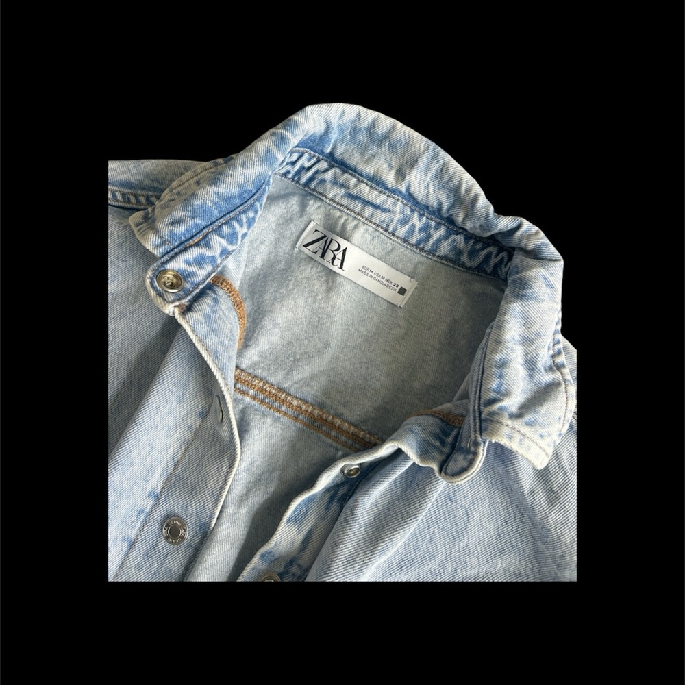 Zara Denim Romper - Picture 4 of 4